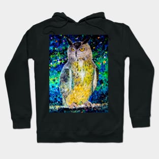 Owl - a symbol of wisdom Hoodie